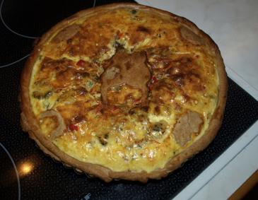 Zucchini-Tomatenquiche Zucchini-Tomatenquiche