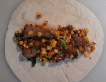 Wrap mit Steak Wrap mit Steak