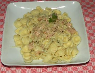 Orecchiette mit Räucherlachs Orecchiette mit Räucherlachs