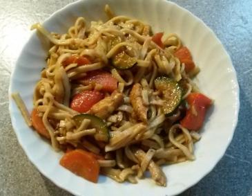 Chinesische Nudelpfanne Chinesische Nudelpfanne