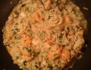 Meeresfrüchterisotto Meeresfrüchterisotto