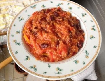 Paprika Eintopf mit Couscous und Bohnen Paprika Eintopf mit Couscous und Bohnen