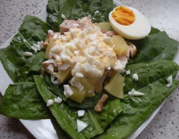 Hühnersalat mit Ei Hühnersalat mit Ei