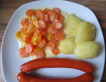 Rahmkarotten mit Paprika Rahmkarotten mit Paprika