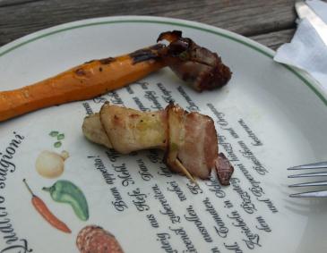Speckige Grillbananen Speckige Grillbananen
