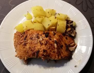 Lachs karibisch gewürzt Lachs karibisch gewürzt