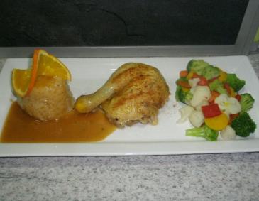 Huhn in Milch mit Zitrone und Salbei Huhn in Milch mit Zitrone und Salbei