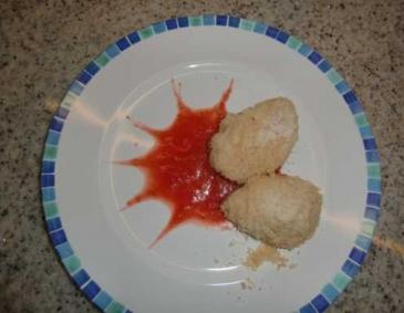 Topfennockerl mit Erdbeersauce Topfennockerl mit Erdbeersauce