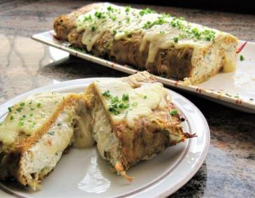 Kartoffelpufferroulade Kartoffelpufferroulade