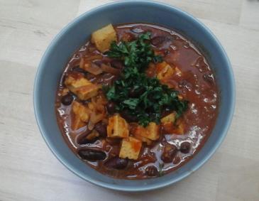 Kidneybohnen Eintopf mit Tofu Kidneybohnen Eintopf mit Tofu