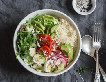 Buddha Bowl mit Couscous und Feta Buddha Bowl mit Couscous und Feta