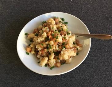 Grammelnockerln Grammelnockerln