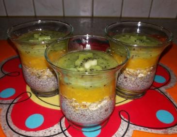 Gesundes Schicht-Dessert Gesundes Schicht-Dessert