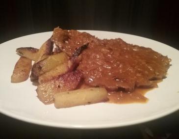 Belgische Rindsschnitzel in Biersauce Belgische Rindsschnitzel in Biersauce