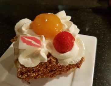 Obsttorte mit Mandelobers Obsttorte mit Mandelobers