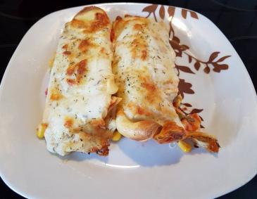 Überbackene Pizzapalatschinken Überbackene Pizzapalatschinken