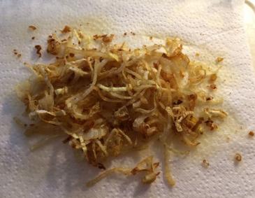 Frittierter Zwiebel Frittierter Zwiebel