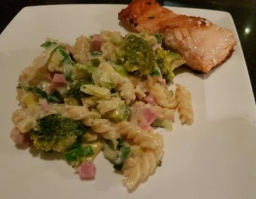 Käsespiralen mit Schinken und Lauch Käsespiralen mit Schinken und Lauch