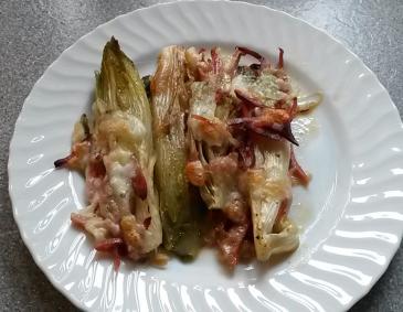 Chicoree mit Käse überbacken Chicoree mit Käse überbacken