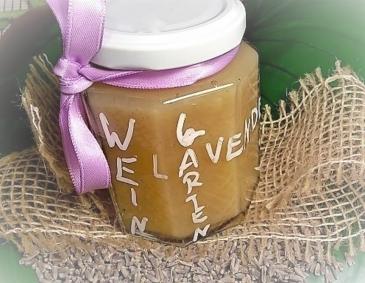 Weingartenpfirsich-Lavendel-Marmelade Weingartenpfirsich-Lavendel-Marmelade