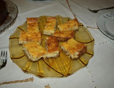 Topfenschnitte Pfirsich-Marille Topfenschnitte Pfirsich-Marille