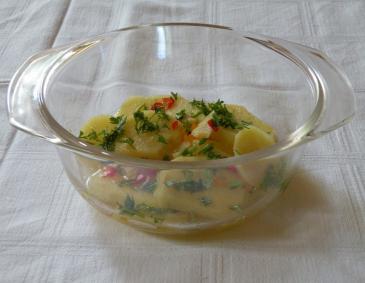 Scharfer Erdäpfelsalat Scharfer Erdäpfelsalat