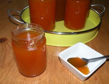 Pfirsichmarmelade mit Kürbis Pfirsichmarmelade mit Kürbis