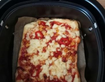 Pizzaschnitte aus dem Airfryer Pizzaschnitte aus dem Airfryer