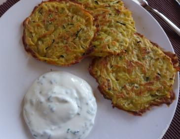 Erdäpfel-Zucchini-Puffer Erdäpfel-Zucchini-Puffer