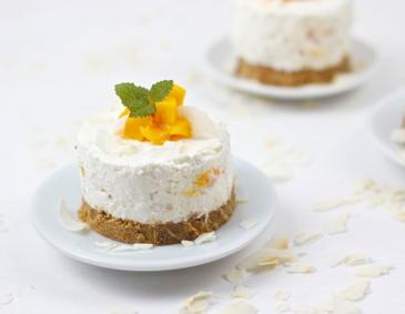 No Bake Mango Kokos Törtchen No Bake Mango Kokos Törtchen