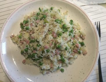 Schnelle Reispfanne Schnelle Reispfanne
