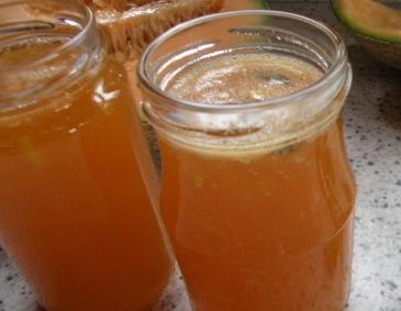 Zuckermelonenmarmelade Zuckermelonenmarmelade