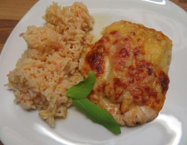 Überbackene Putenschnitzel mit Spargel Überbackene Putenschnitzel mit Spargel