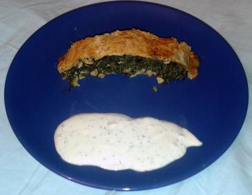 Veganer Spinatstrudel Veganer Spinatstrudel