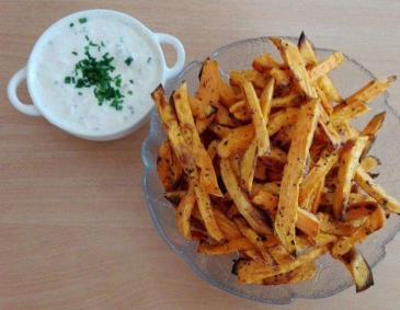 Süßkartoffelpommes Süßkartoffelpommes