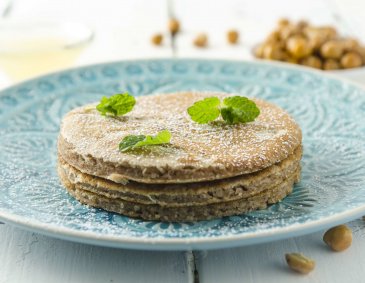 Zimt-Pancakes mit Aquafaba Zimt-Pancakes mit Aquafaba
