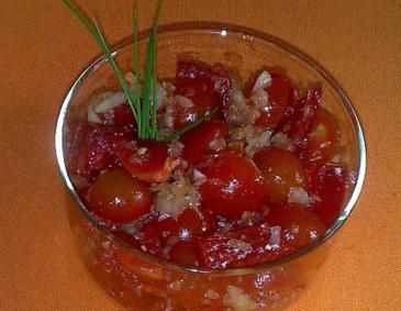 Paprika-Tomatensalat Paprika-Tomatensalat