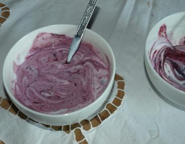 Heidelbeerjoghurt Heidelbeerjoghurt