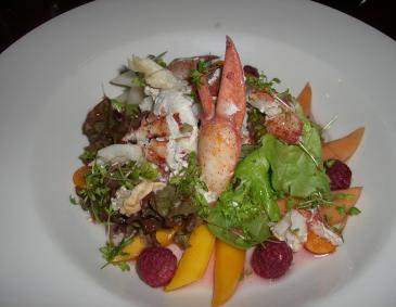 Hummer-Pfirsich-Salat Hummer-Pfirsich-Salat