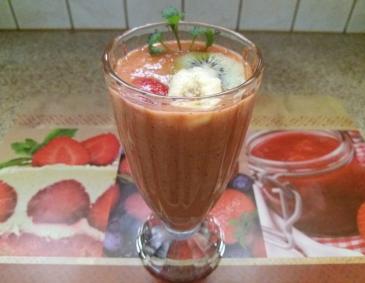 Erdbeer-Kiwi Smoothie Erdbeer-Kiwi Smoothie