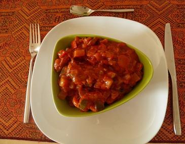 Gemüseragout mit Tomaten Gemüseragout mit Tomaten