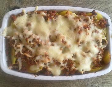 Kartoffelauflauf mit Faschiertem Kartoffelauflauf mit Faschiertem
