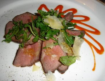 Roastbeef im Rucolanest Roastbeef im Rucolanest
