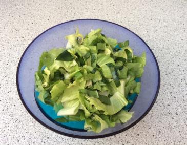 Endiviensalat mit Bärlauch Endiviensalat mit Bärlauch