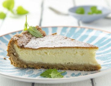 Gebackener Cheesecake Gebackener Cheesecake