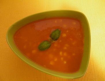 Tomaten-Mais-Suppe Tomaten-Mais-Suppe