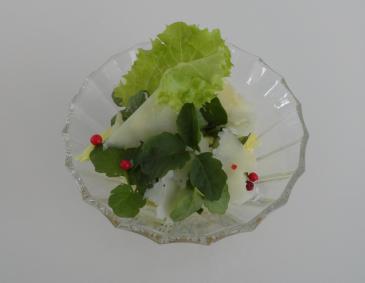 Frischer Salat mit Minze Frischer Salat mit Minze
