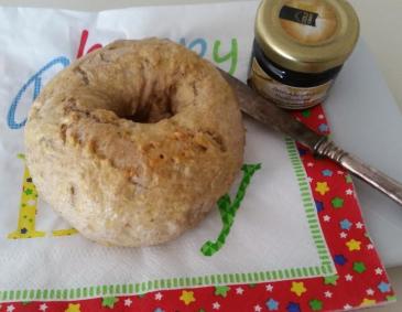 Bagels mit Leinsamen Bagels mit Leinsamen
