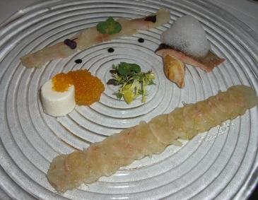 Sashimi vom Loup de Mer Sashimi vom Loup de Mer