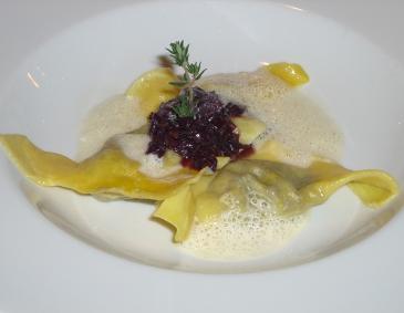 Ravioli mit Entenfüllung Ravioli mit Entenfüllung